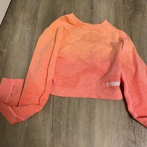 Gymshark ombré seamless crop top